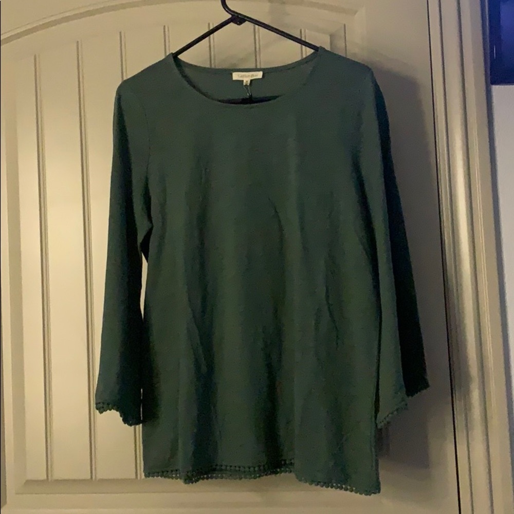 Flared Long Sleeve Shirt